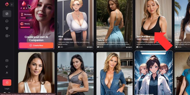 Стъпка 1 Изберете героя, с когото искате да проведете разговор