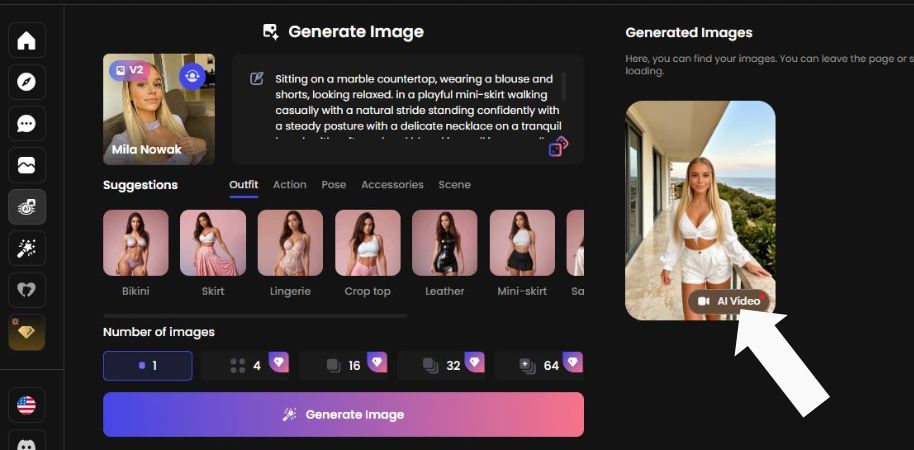 Стъпка 1 е да отворите генерираното изображение