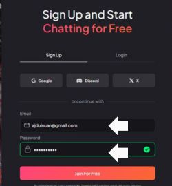 Стъпка 2 Въведете имейла и паролата си