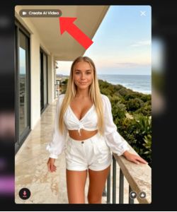 Стъпка 2 Натиснете Създаване на AI видео“ и е готово