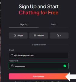 Стъпка 3 Кликнете върху “Присъединете се безплатно“